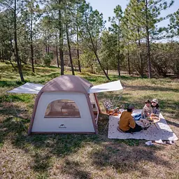 Намет тримісний надувний для кемпінгу Naturehike (CNH23ZP12002) бежевий - мініатюра 5