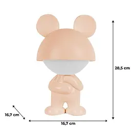 Світильник-нічник Kite LED з акумулятором Dreamy Mouse персиковий (K25-315-2-4) - мініатюра 5