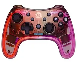 Геймпад GPW-04 "Brighter", Red/Pink, бездротовий (USB 2.4GHz) для ПК / PS4 / PS3 / Android / Canyon teh0028552