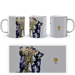 Кухоль GeekLand JoJo's Bizarre Adventure Неймовірні пригоди ДжоДжо:Гонка сталева куля JJSBR 12 330 мл білий - мініатюра 4