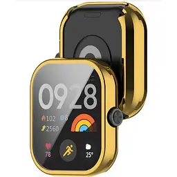 Чохол-накладка DK для Xiaomi Redmi Watch 4 Silicone Face Case (gold) - мініатюра 2