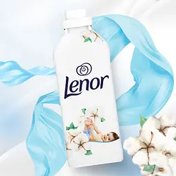 Кондиціонер для білизни Lenor Свіжість бавовни 2x1200 мл - мініатюра 3