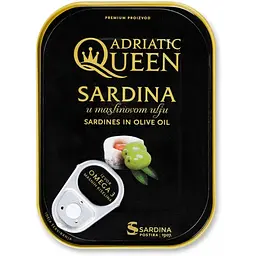 Сардини Adriatic Queen Sardina в оливковій олії 105 г