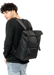 Чоловічий рюкзак Sambag RollTop Milton чорний тканевий 41 х 30 х 16 см (24211065m) - мініатюра 9