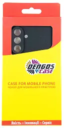 Чохол до мобільного телефона Dengos Kit Samsung Galaxy A26 Carbon + glass (Black) (DG-KM-137) - мініатюра 4
