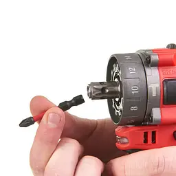 Дриль-шуруповерт акумуляторний безщітковий ударний MILWAUKEE, M12 FPDX-202X, 37Нм (ЗУ.2х2Аг, HDкейс) - мініатюра 7