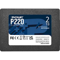 SSD накопичувач Patriot P220 2TB (P220S2TB25) [153333]
