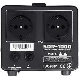 Стабілізатор напруги Gemix SDR-1000 - мініатюра 2