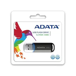 USB флеш накопичувач ADATA 64GB C906 Black USB 2.0 (AC906-64G-RBK) - мініатюра 3