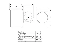 Пральна машина автоматична Gorenje W3NGPI61SAS - мініатюра 9