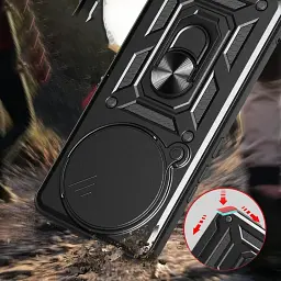 Чохол до мобільного телефона BeCover Military Poco X7 Black (712873) - мініатюра 2