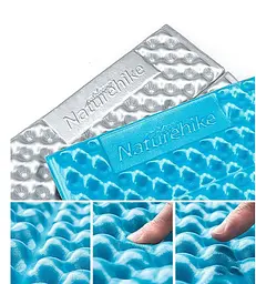 Килимок складний Naturehike Thickened (NH20FCD07) 187см - алюмінієва плівка IXPE - 25мм - блакитний - мініатюра 5