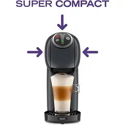Кавоварка Krups Dolce Gusto Genio S Plus капсульна 0.8 л темно-сіра (KP340B10) - мініатюра 5