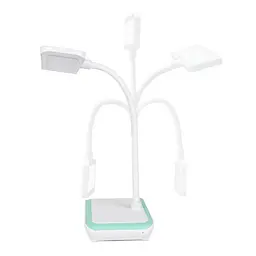 Настільна USB LED лампа Weidasi WD-6048 гнучка з акумулятором біла - мініатюра 3