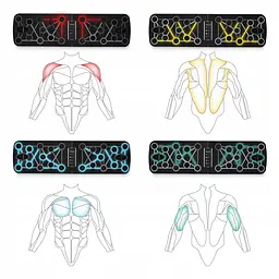 Упори (дошка) для віджимань зі змінним хватом 4FIZJO Push-up Board (P-5907739312785) - мініатюра 2