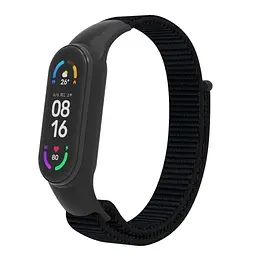 Ремінець нейлоновий ArmorStandart для Xiaomi Mi Band 7/6/5/4 Black (ARM67839)