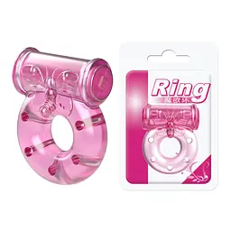 Ерекційне кільце Vibro Ring рожеве