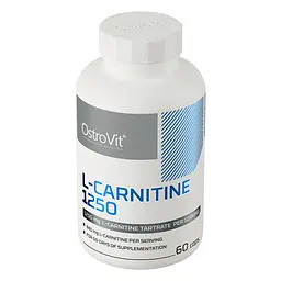 Карнітин OstroVit L-Carnitine 1250 60 капсул - мініатюра 2