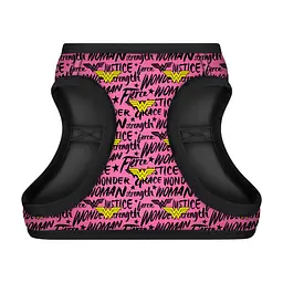 Шлея для собак WAUDOG Clothes з QR паспортом "Диво-жінка в рожевому" XS3 (1003-4010) - мініатюра 2