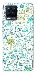 TPU чохол Demsky Dino pattern для Realme 8