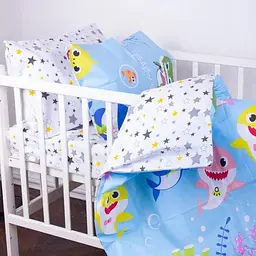 Наволочка MirSon Kids Time 17-0522 Sharks are fun Бязь різнокольорова - мініатюра 4