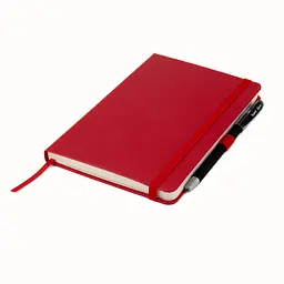 Книга записна Axent Partner A5- в клітинку 96 аркушів червона (8201-03-A) - мініатюра 8