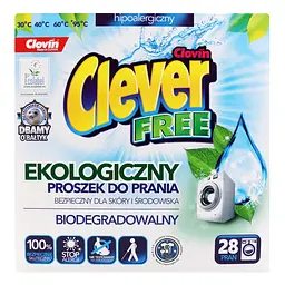 Пральний порошок Clever Free 1.68 кг (040-1241) - мініатюра 4