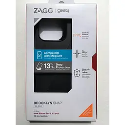 Протиударний чохол Gear4 Brooklyn MagSafe для iPhone 13 Pro (6.1") Black 702008228 - мініатюра 3