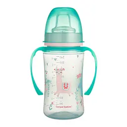 Поїльник тренувальний Canpol babies EasyStart Sweet fun, 240 мл, зелений (35 / 208_gre)