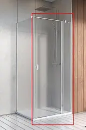 Душові двері Radaway NES 8 KDJ II 100x200 права, прозоре скло, хром (10086100-01-01R)