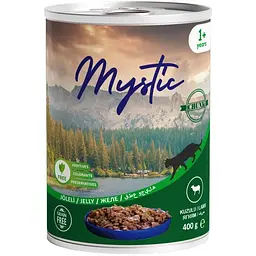 Вологий корм для котів Mystic шматочки ягнятини в желе 400 г (609058)