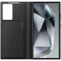 Оригінальний чохол-книжка Smart View Wallet Case для Samsung Galaxy S24 Ultra (6.8") Чорний EF-ZS928CBEGWW - мініатюра 7
