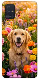 TPU чохол Demsky Flowery labrador для Samsung Galaxy A51