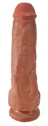 Фалоімітатор King Cock Cock with Balls 29.5 см тілесний - мініатюра 3