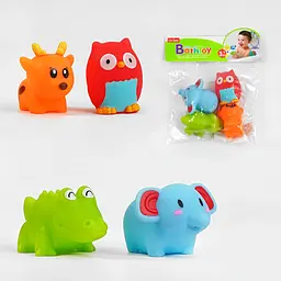 Комплект іграшок-пискавок "Звірятка" Bath Toys