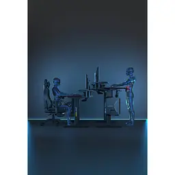 Комп'ютерний ігровий стіл Anda Seat Shadow Warrior (AD-D-DD1-1600L-02-BB) [123504] - мініатюра 18