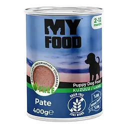 Вологий корм Hermos My Food Паштет для цуценят з ягням 400 г