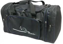 Спортивна сумка Wallaby 365 з розширенням 40/50 л 54(66)x25x30 см Чорна