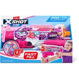 Водний бластер Zuru X-Shot Fast-Fill Skins Hyperload Unicorn Splash (11854E) - мініатюра 6