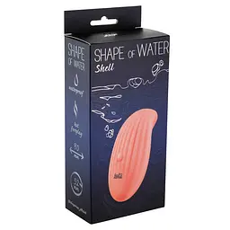 Вібратор Lola Toys Shape of Water, 9 см (персиковий) - мініатюра 5
