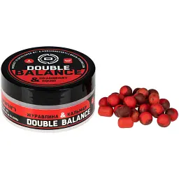 Бойли Brain Double Balance Cranberry & Squid (журавлина + кальмар) 8+6х10 mm