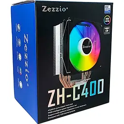 Кулер для процесора Zezzio ZH-C400 V2 ARGB/SRGB Ultra Fan (ZH-C400 V2 ARGB/SRGB Ultra Fan) - мініатюра 6