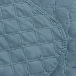 Покривало ТЕП Velour ромб круглий 240х180 см синє (4-00516_22873) - мініатюра 4