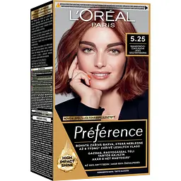 Фарба для волосся L'Oréal Paris Preference, відтінок 5,25 (Антигуа. Каштановий перламутровий), 174 мл (A6213327)