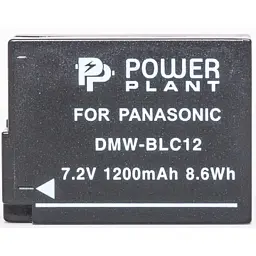 Акумулятор до фото/відео PowerPlant Panasonic DMW-BLC12, DMW-GH2 (DV00DV1297) - мініатюра 2