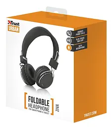 Навушники Trust Ziva On-Ear Mic Black (21821_Trust) - мініатюра 5