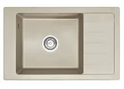Кухонна мийка гранітна Rea Sten beige ZLE-00108 - мініатюра 7