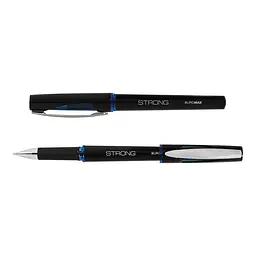 Ручка гелева Buromax Strong з гумовим грипом синя 0.7 мм упаковка 12 шт. (BM.8314-01) - мініатюра 2
