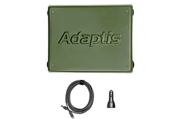 Комплект Adaptis MiniKit для Starlink Mini (Корпус + Кабель Type-C + Автомобільний зарядний пристрій GP-CC160 160W) олива