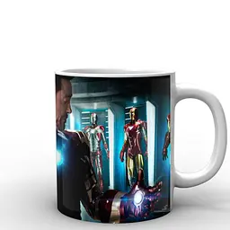 Кухоль GeekLand Iron Man Залізна Людина костюми IM.02.046.152 330 мл білий - мініатюра 3